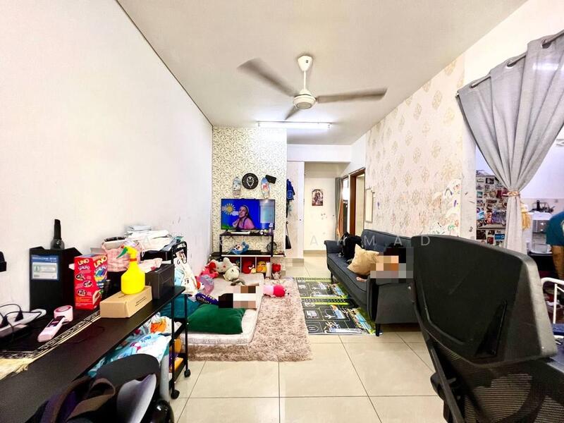Apartment for Sale at Enggang Apartment - Sabirin Ahmad - Living Room - PropertyGuru.com.my