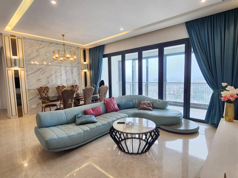 Service Residence for Rent at The Astaka @ 1 Bukit Senyum - Jason Phoon - Living Room - PropertyGuru.com.my