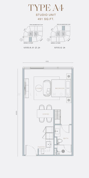 Untuk Dijual Orion Residence Bukit Bintang