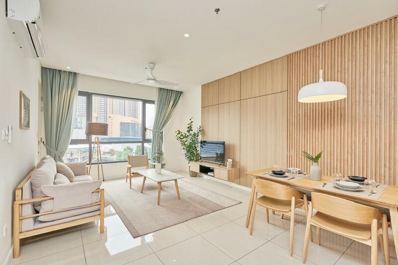 Servis Apartment untuk Disewa di Mitsui Serviced Suites - Kingsley Lam - Living Room - PropertyGuru.com.my