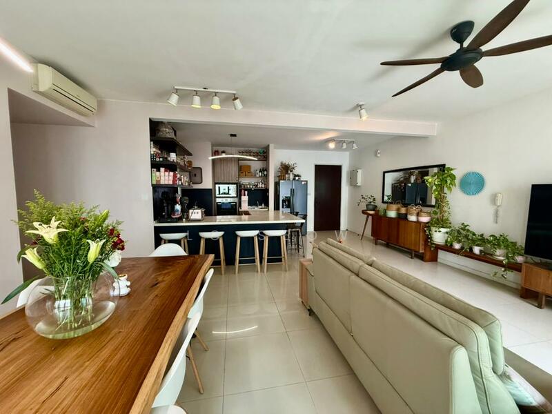 Condominium for Sale at Casa Kiara II - LC Seow - Living Room - PropertyGuru.com.my