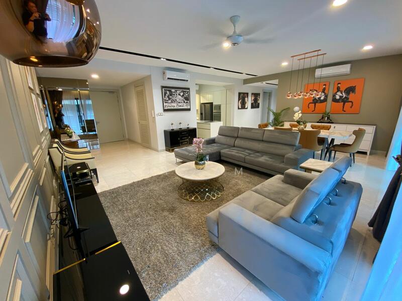 Condominium for Rent at Seni Mont Kiara - JY Kam - Living Room - PropertyGuru.com.my