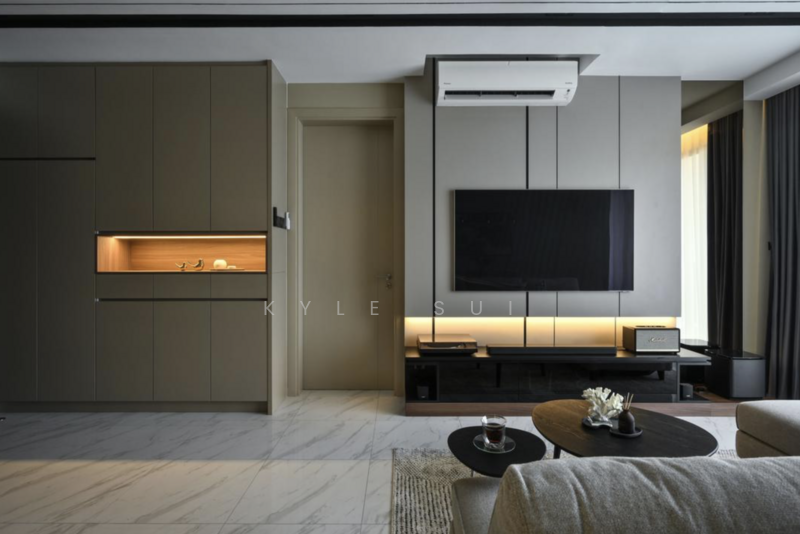 Service Residence for Sale at Twin Tower Residence - Kyle Sui - Living Room - PropertyGuru.com.my