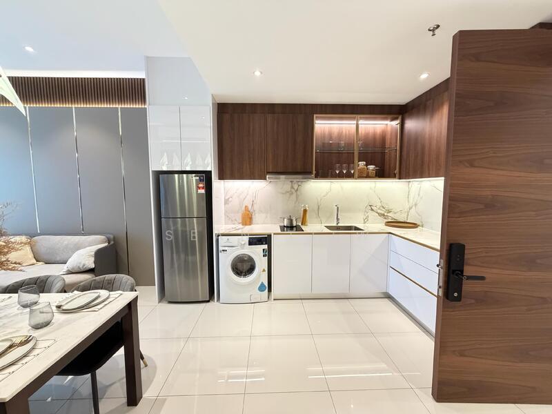 Service Residence for Sale at Golden Crown Residence - Sean Tiew - Kitchen - PropertyGuru.com.my