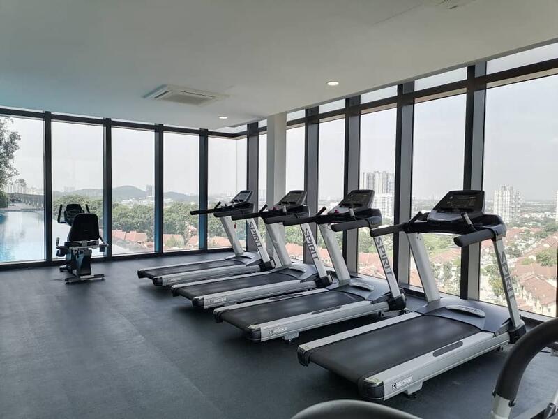 Service Residence for Rent at Amani Residence - Yi Jun - Gym - PropertyGuru.com.my