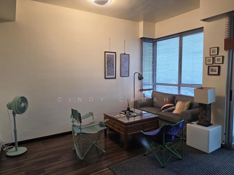 Kediaman Servis untuk Dijual di Solaris Dutamas - Cindy Chuah - Living Room - PropertyGuru.com.my