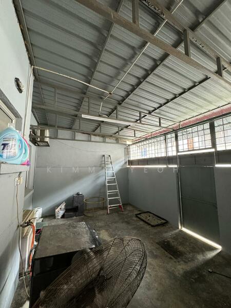 Behind kitchen owing extended