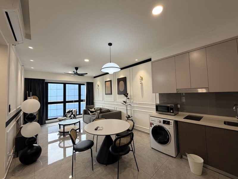 Servis Apartment untuk Disewa di Agile Bukit Bintang - Jason Lai - Living Room - PropertyGuru.com.my