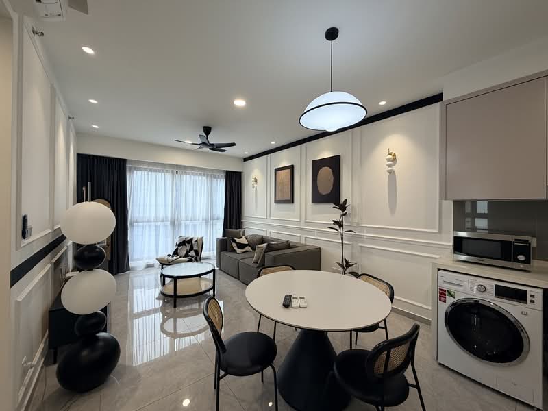 Servis Apartment untuk Disewa di Agile Bukit Bintang - Jason Lai - Living Room - PropertyGuru.com.my