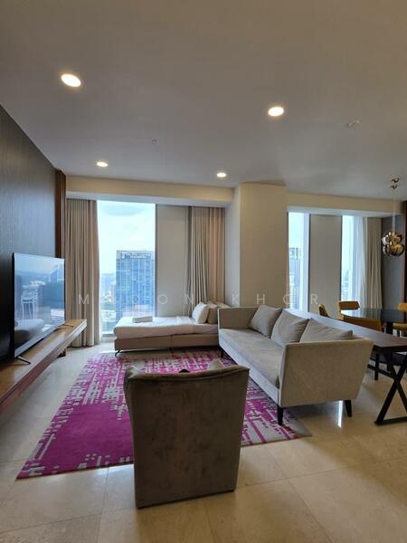 Service Residence for Sale at Tropicana The Residences - Meoon Khor - Living Room - PropertyGuru.com.my