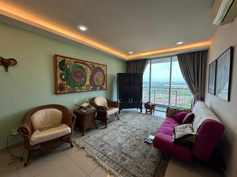Service Residence for Sale at D'Ambience Residences (Pangsapuri Ikatan Flora) - Sam Kuan - Living Room - PropertyGuru.com.my