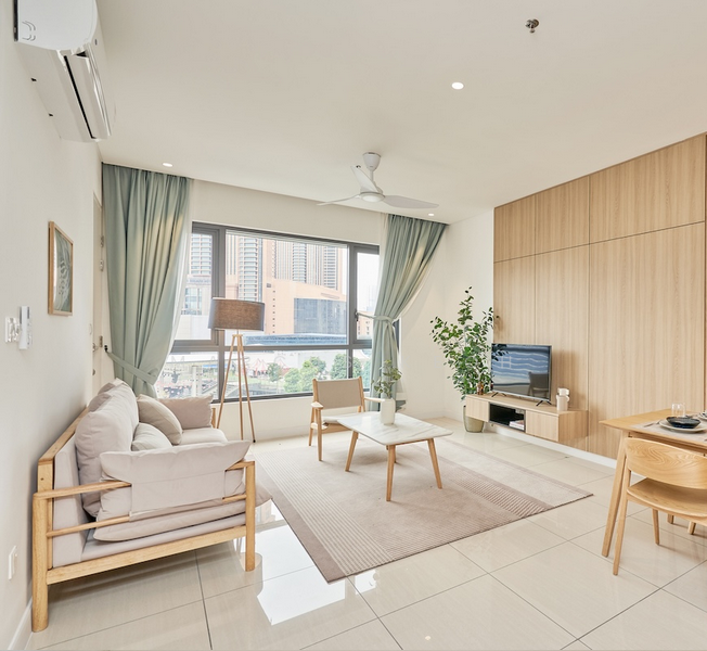 Service Residence for Rent at Mitsui Serviced Suites - Marcus Keoh - Living Room - PropertyGuru.com.my