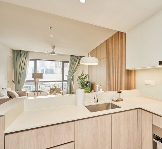 Service Residence for Rent at Mitsui Serviced Suites - Marcus Keoh - Kitchen - PropertyGuru.com.my