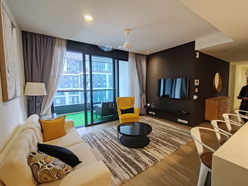 Service Residence for Sale at Arcoris Residences - Bao Jie - Living Room - PropertyGuru.com.my