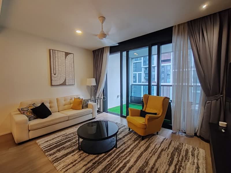 Service Residence for Sale at Arcoris Residences - Bao Jie - Living Room - PropertyGuru.com.my
