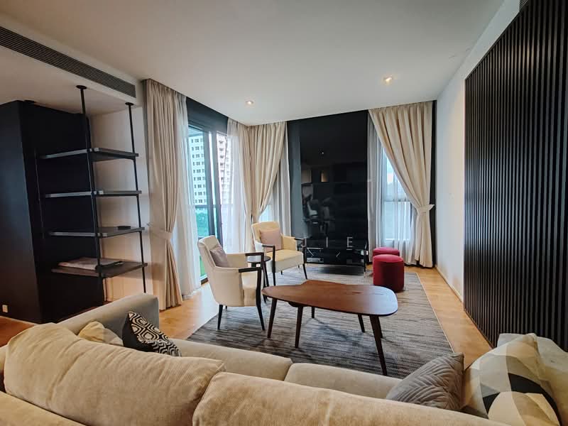 Service Residence for Sale at Arcoris Residences - Bao Jie - Living Room - PropertyGuru.com.my