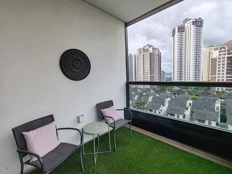 Service Residence for Sale at Arcoris Residences - Bao Jie - Balcony - PropertyGuru.com.my