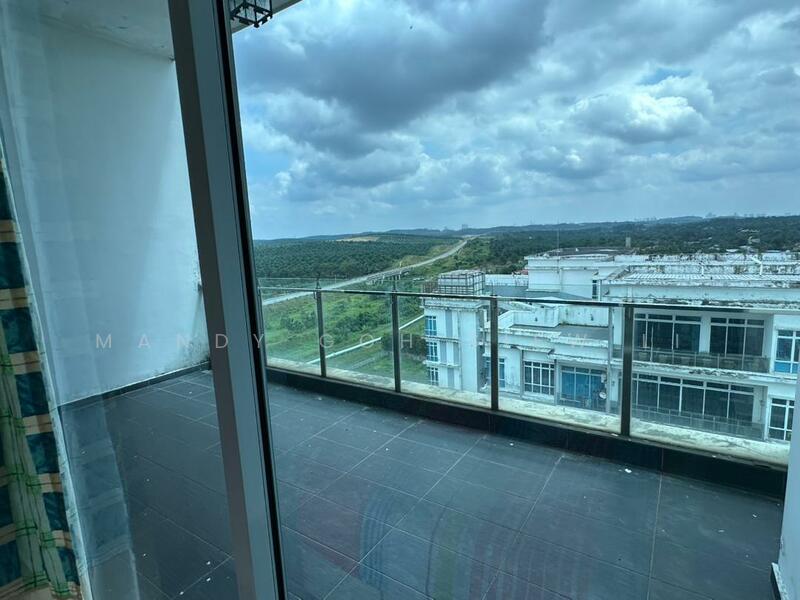 Service Residence for Sale at THE SENAI GARDEN (PANGSAPURI IMPIAN SENAI) - Mandy Goh Siew Li - Balcony - PropertyGuru.com.my