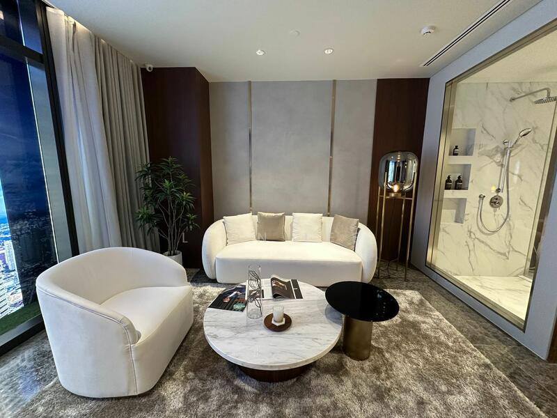 Service Residence for Sale at CloutHaus Residences - Leon Lee - Living Room - PropertyGuru.com.my