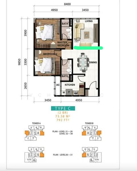 Condominium for Sale at SKS Pavillion Residences - Vchelle. C - PropertyGuru.com.my
