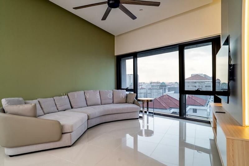 Service Residence for Rent at Sapphire Paradigm - Winson Luah - Living Room - PropertyGuru.com.my