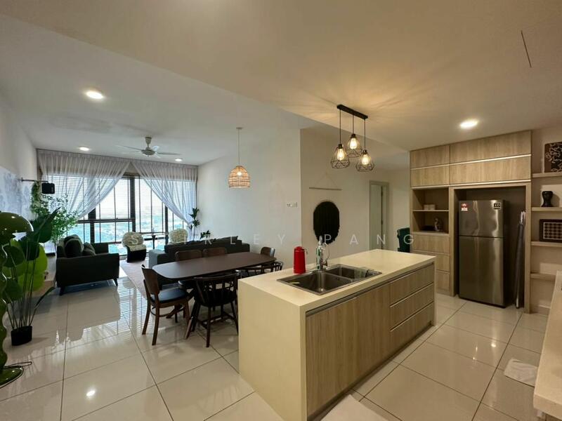 Service Residence for Sale at Southkey Mosaic - Shirley Pang - Living Room - PropertyGuru.com.my