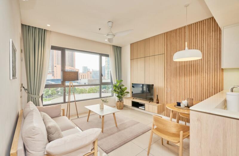 Mitsui Serviced Suites untuk Untuk Disewa - RM 3,899 /bulan, Apr 2026 - Living Room - PropertyGuru.com.my