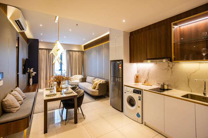 Service Residence for Sale at Golden Crown Residence - Annie Chong - Living Room - PropertyGuru.com.my