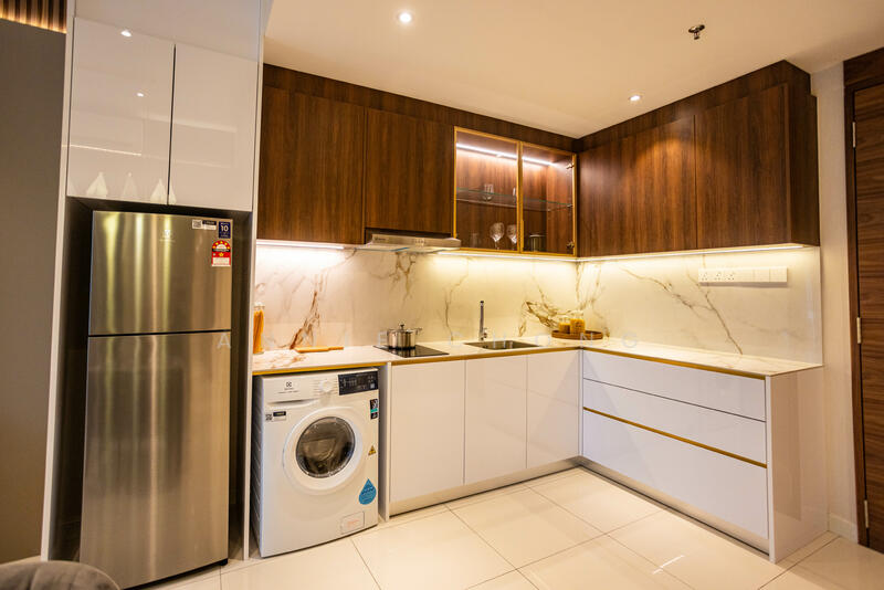 Service Residence for Sale at Golden Crown Residence - Annie Chong - Kitchen - PropertyGuru.com.my