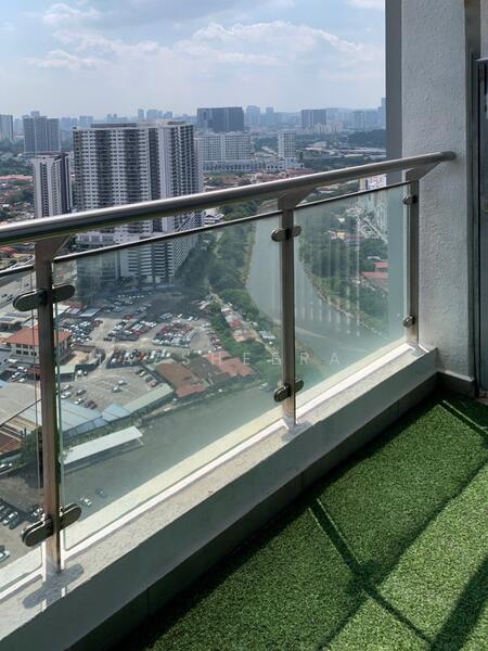 Condominium for Rent at Vivo Residential Suites - Mazsheera . - Balcony - PropertyGuru.com.my