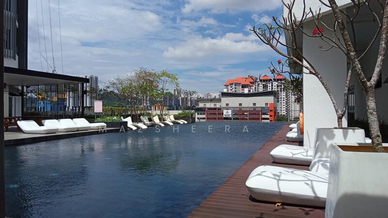 Condominium for Rent at Vivo Residential Suites - Mazsheera . - Pool - PropertyGuru.com.my