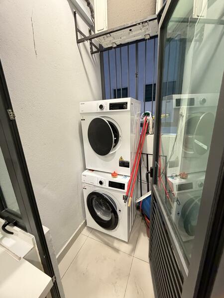 Apartment for Rent at D7 (D'Seven Lagoon Perdana) - Weng Tan - Balcony - PropertyGuru.com.my