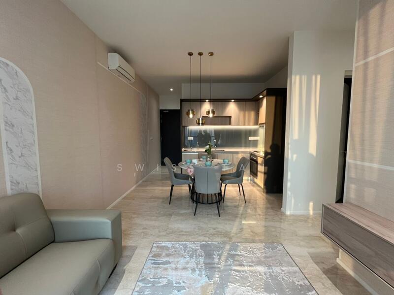 Service Residence for Rent at 10 Stonor - Swiss Tan - Living Room - PropertyGuru.com.my