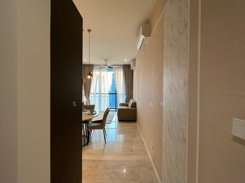 Service Residence for Rent at 10 Stonor - Swiss Tan - Living Room - PropertyGuru.com.my