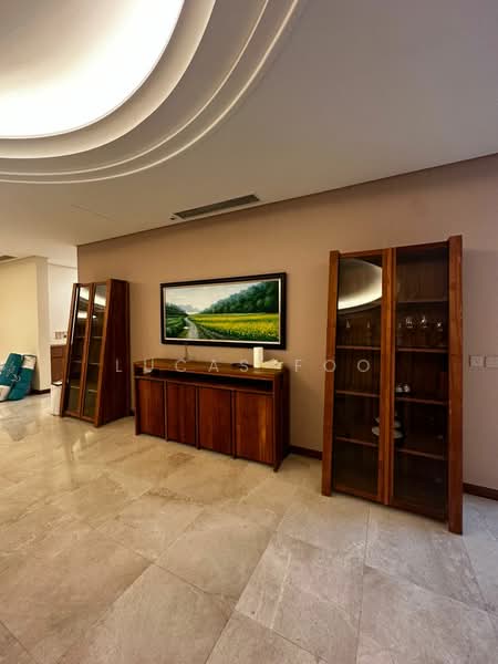 Kondominium untuk Disewa di 8 Gurney (The Shore Condominium) - Lucas Foo - Living Room - PropertyGuru.com.my