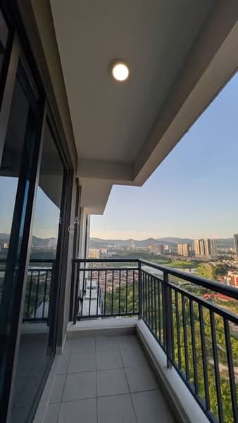 Service Residence for Sale at Baron Residence @ Lake City - Raymond Chiang - Balcony - PropertyGuru.com.my