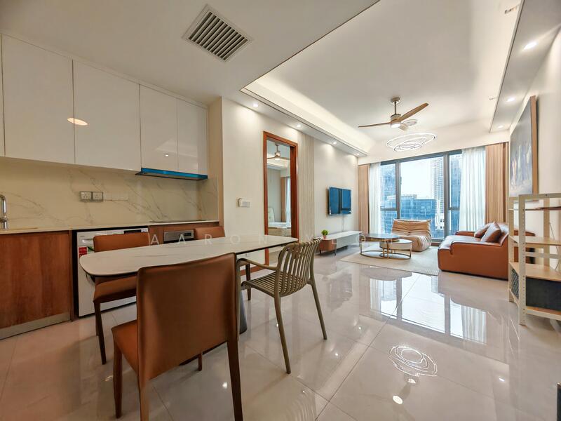 Service Residence for Sale at Core Residence @ TRX - Aaron Yeoh - Living Room - PropertyGuru.com.my