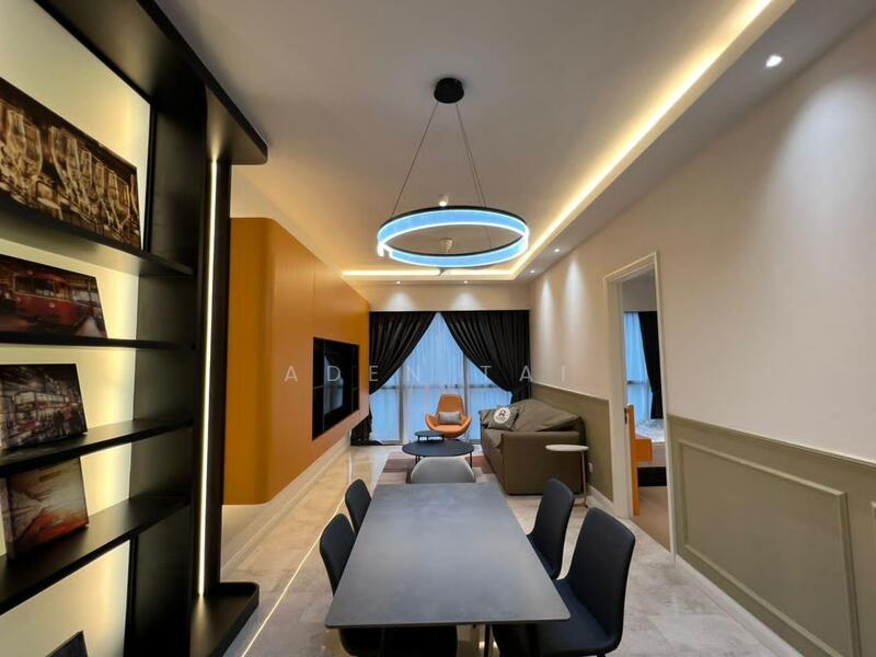 Service Residence for Sale at TRX Residences - Aden Tai - Living Room - PropertyGuru.com.my