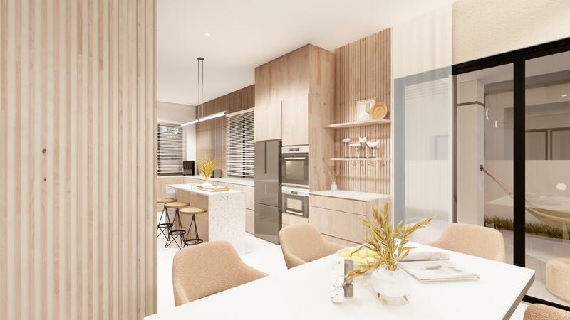 2-storey Terraced House for Sale in Serian (Sarawak) - Leslie Loi - Kitchen - PropertyGuru.com.my