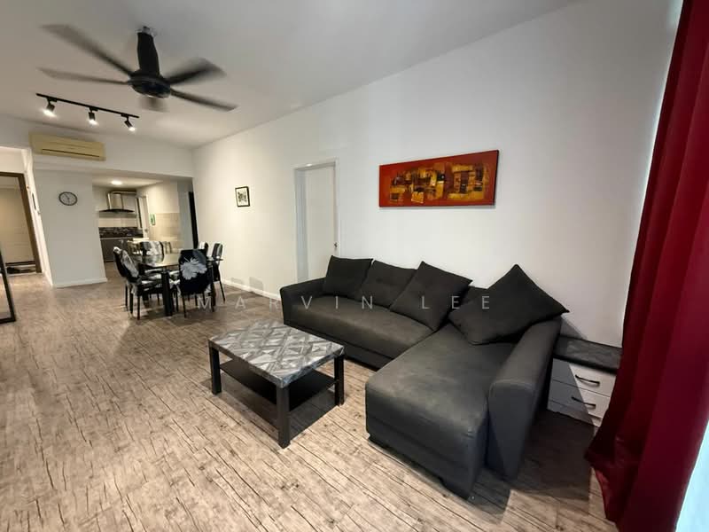 Kondominium untuk Disewa di The Saffron - Marvin Lee - Living Room - PropertyGuru.com.my