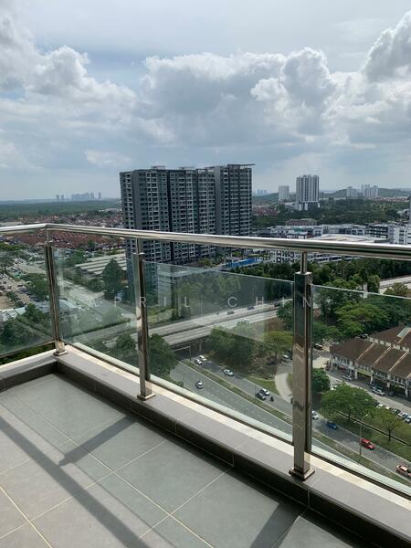 Service Residence for Rent at D'Inspire Residence (Inspira Bestari) - April Chin - Balcony - PropertyGuru.com.my