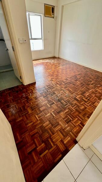 Master bedroom with twin tower view