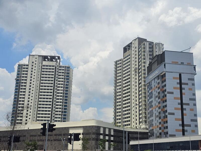 External view of Condos and hotel