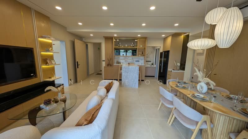Condominium for Sale at Oaka Residences - Nicole Ooi - Living Room - PropertyGuru.com.my