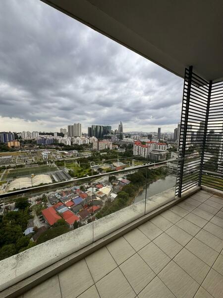 Service Residence for Rent at Southbank Residence - Ming Ju Li - Balcony - PropertyGuru.com.my