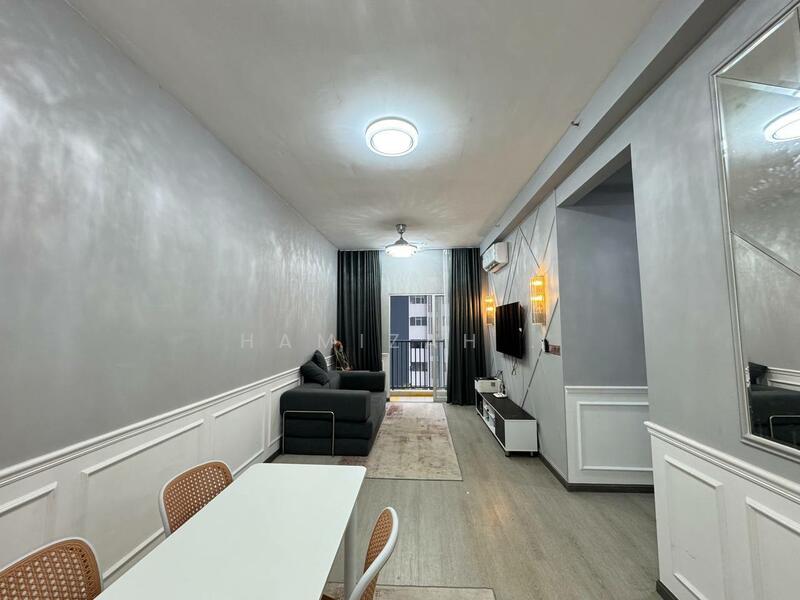Service Residence for Rent at Kita Impian @ Cybersouth - Hamizah . - Living Room - PropertyGuru.com.my