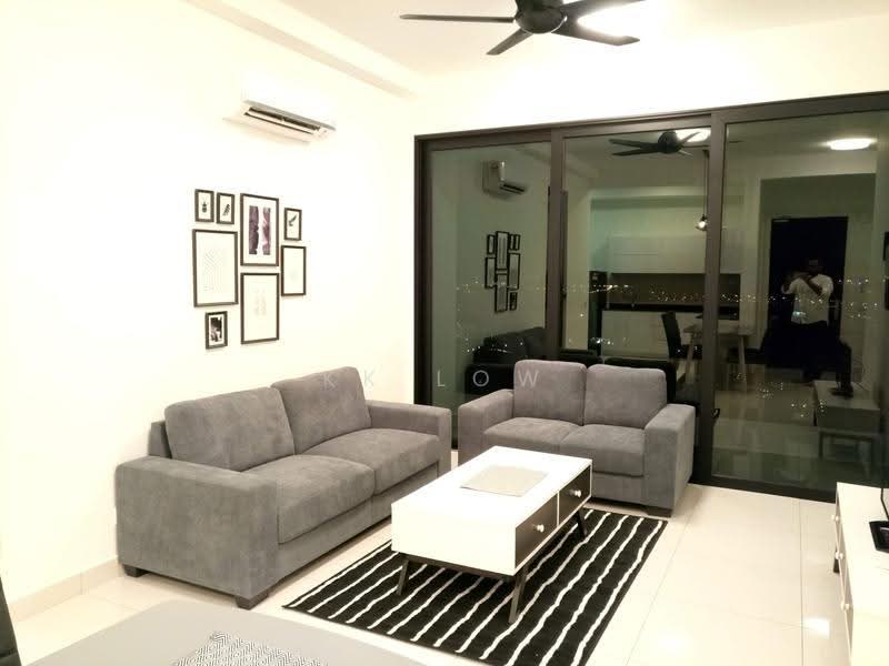 Pangsapuri untuk Disewa di Eco Nest @ Eco Botanic - KK Low - Living Room - PropertyGuru.com.my