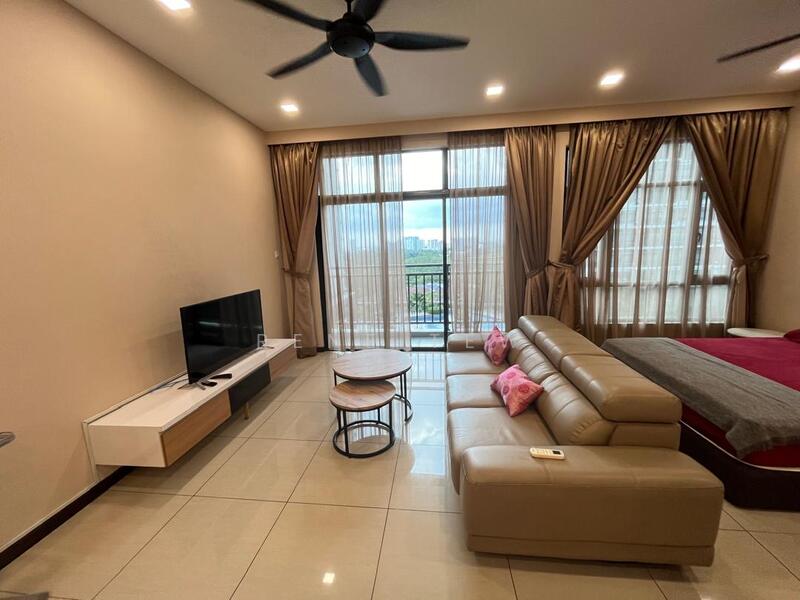 Service Residence for Rent at Molek Regency - Rene Tew - Living Room - PropertyGuru.com.my