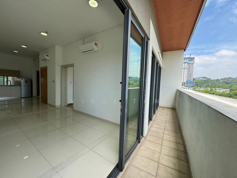 Service Residence for Sale at Service Residence @ Plaza Arkadia - Vince Tan - Balcony - PropertyGuru.com.my