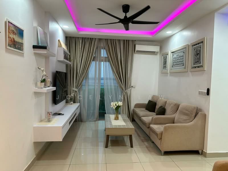 Service Residence for Rent at Meridin Bayvue @ Sierra Perdana - Jocelyn Law - Living Room - PropertyGuru.com.my